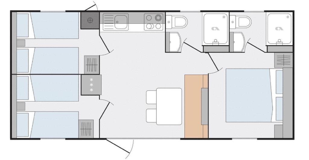 Premium Mobile Home Zen Spot 279 Езера Экстерьер фото